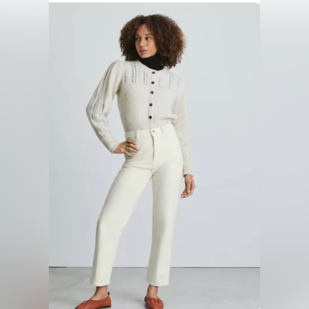 Everlane bone moleskin pant